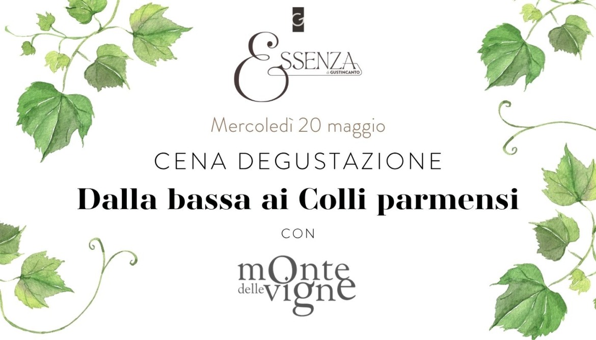 Dalla bassa ai Colli parmensi: cena degustazione a Fidenza