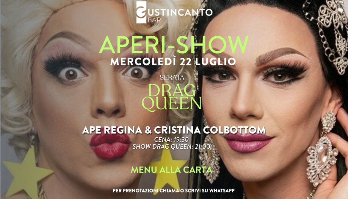 Aperi-show con spettacolo Drag a Fidenza 