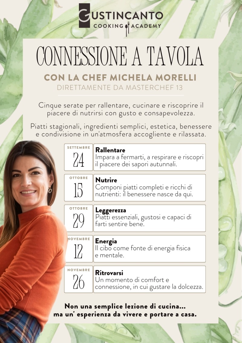 Il programma completo di Connessione a Tavola Il programma completo di Connessione a Tavola