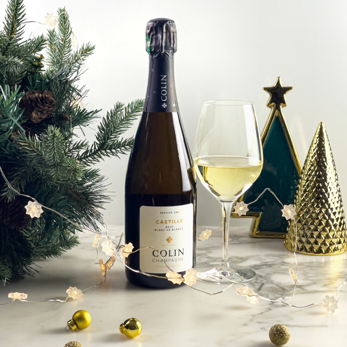 Champagne AOC Castille Premier Cru Blanc De Blancs Brut - Vigneron Colin 